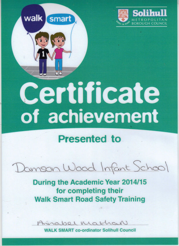 All Year 2 had Road Safety training